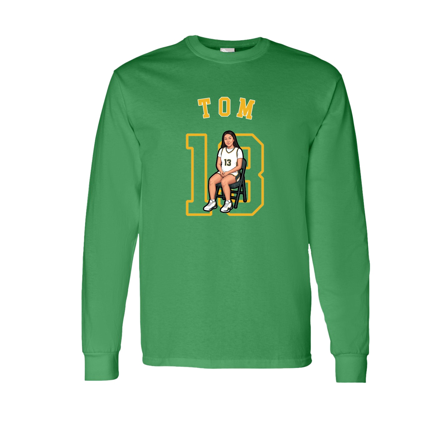 Long Sleeve Tee — Shirsey Arch in Green