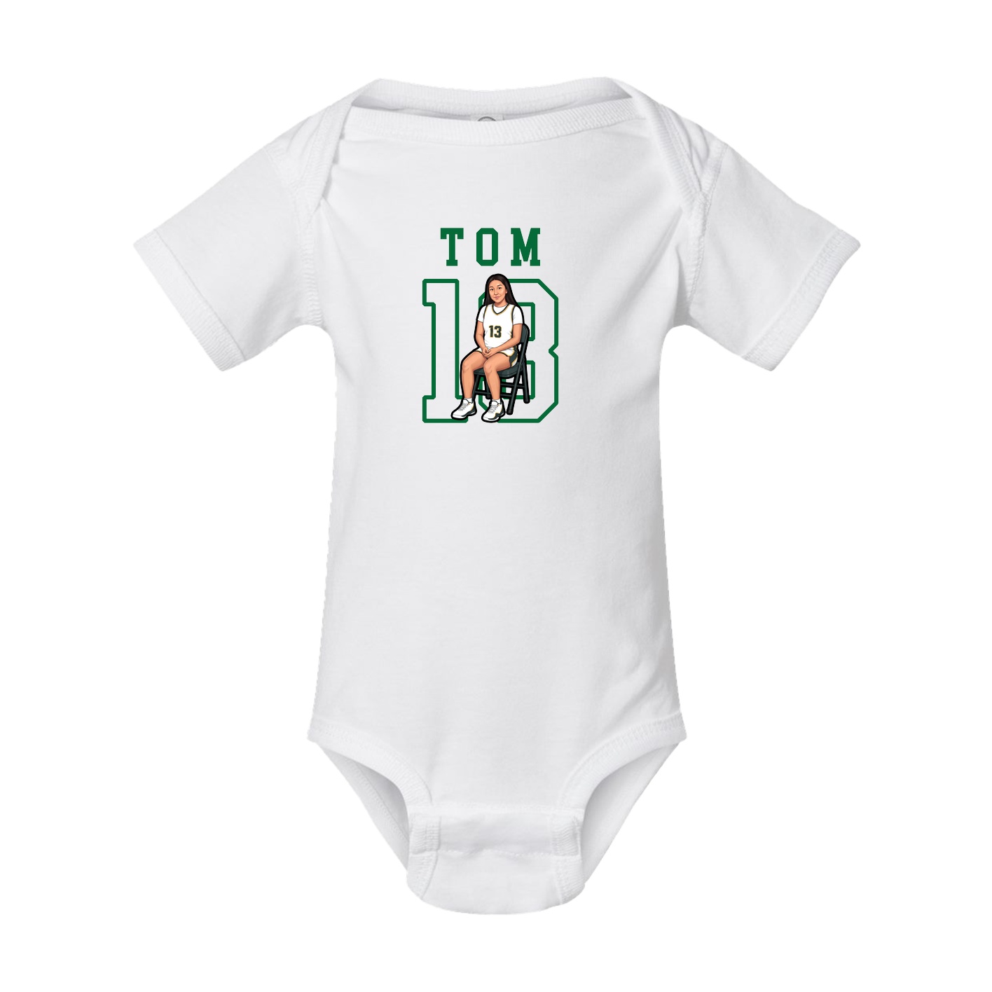 Baby Onesie — Shirsey in White