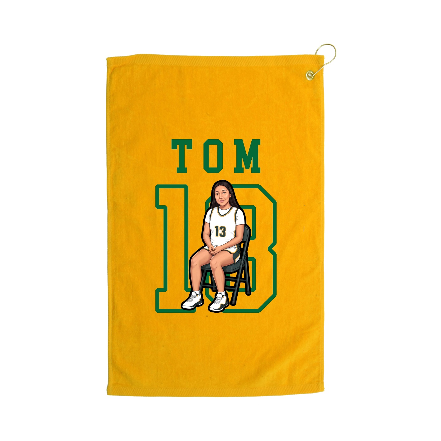 Golf Towel — Shirsey in Gold