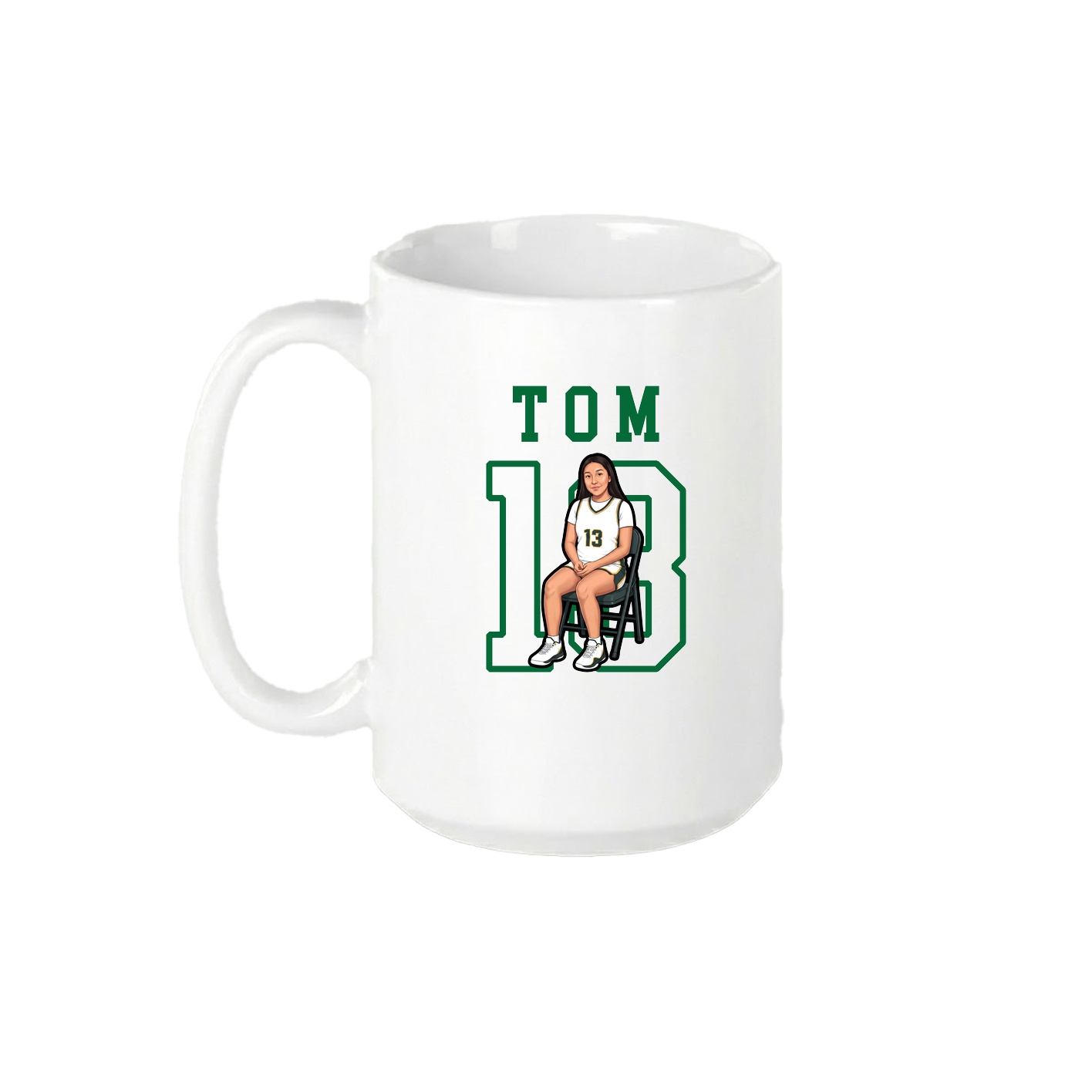 15oz Coffee Mug — Shirsey in White