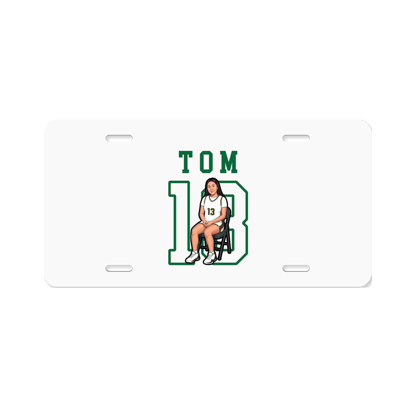 License Plate — Shirsey in Classic