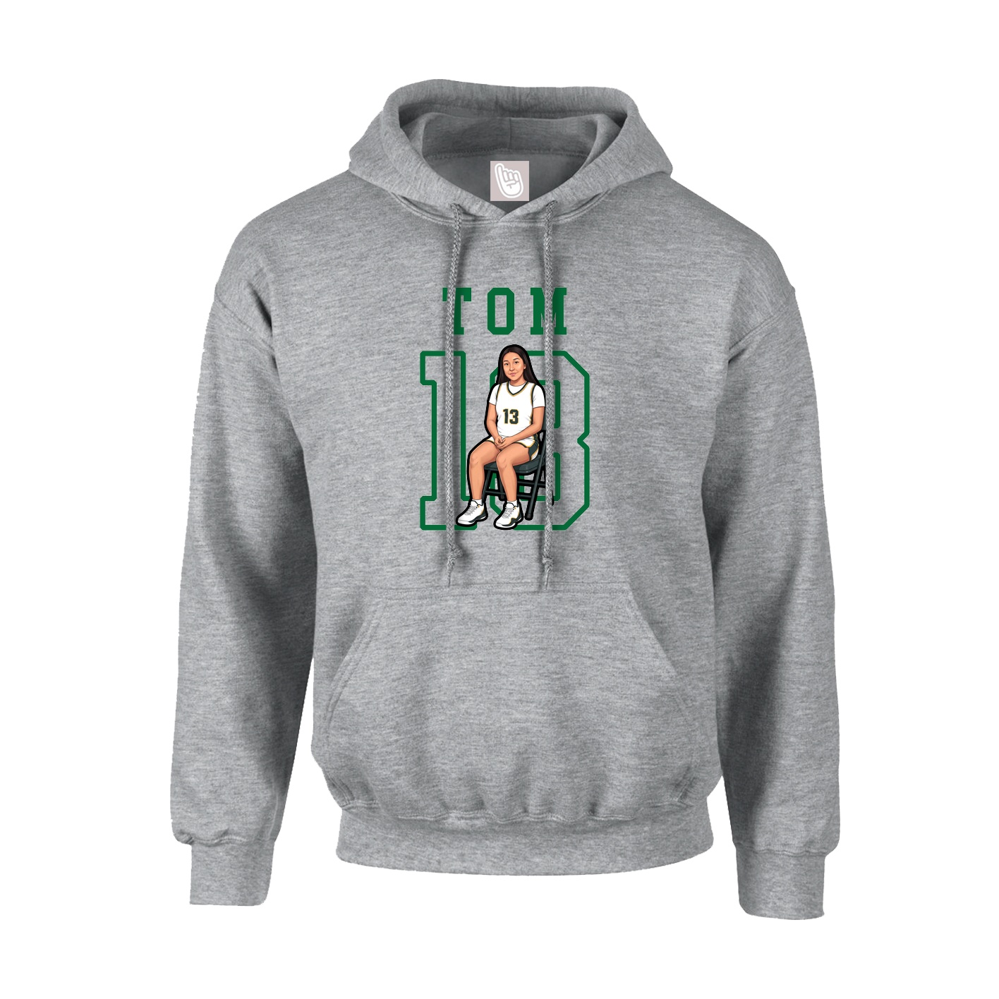 Hoodie — Shirsey in Grey