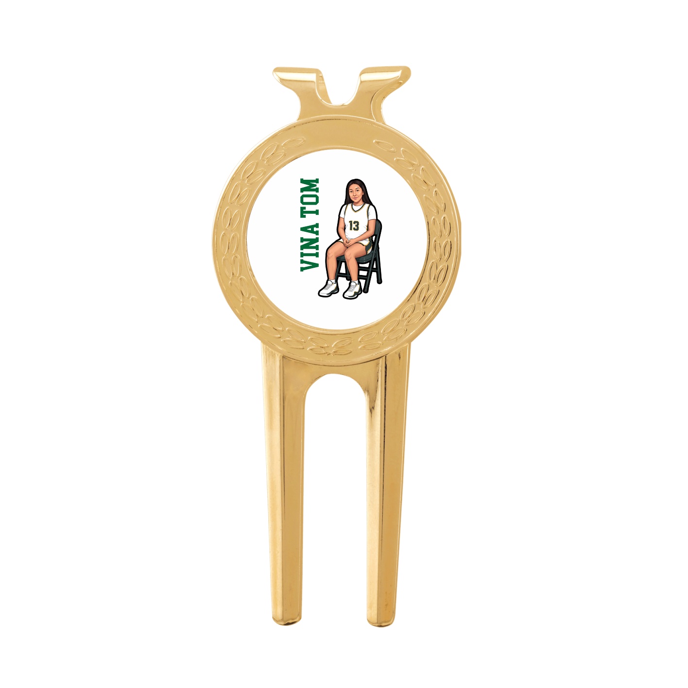 Divot Tool with Ball Marker — Name Vertical in Classic