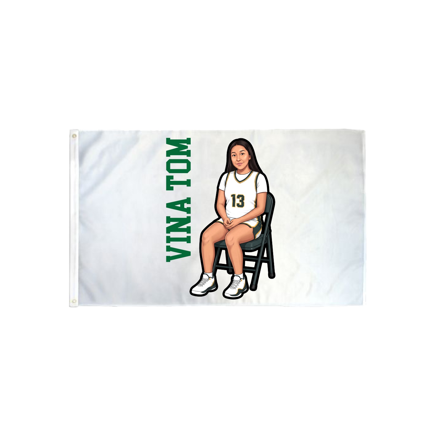 3x5 Flag — Name Vertical in Classic