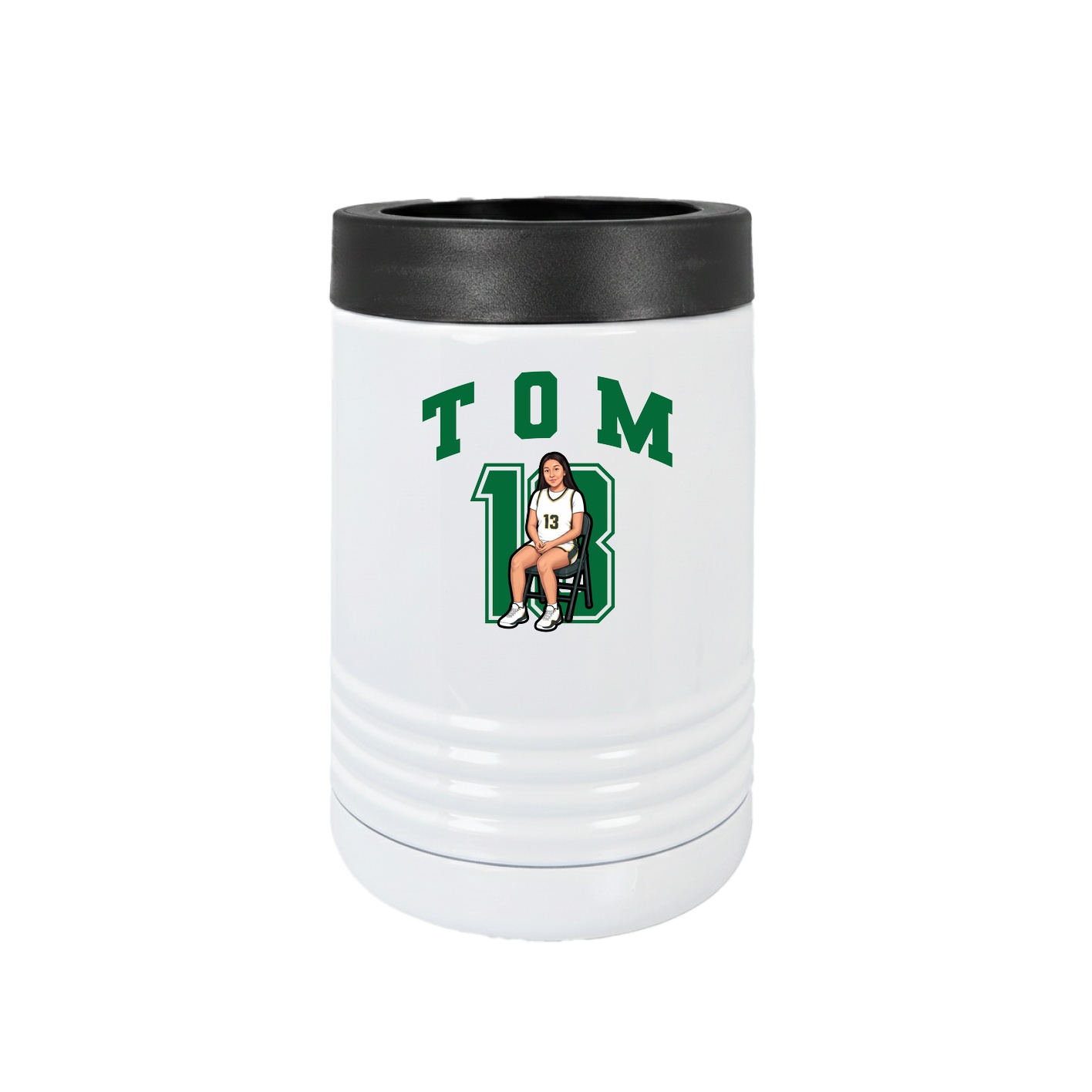 Beverage Holder — Number in White