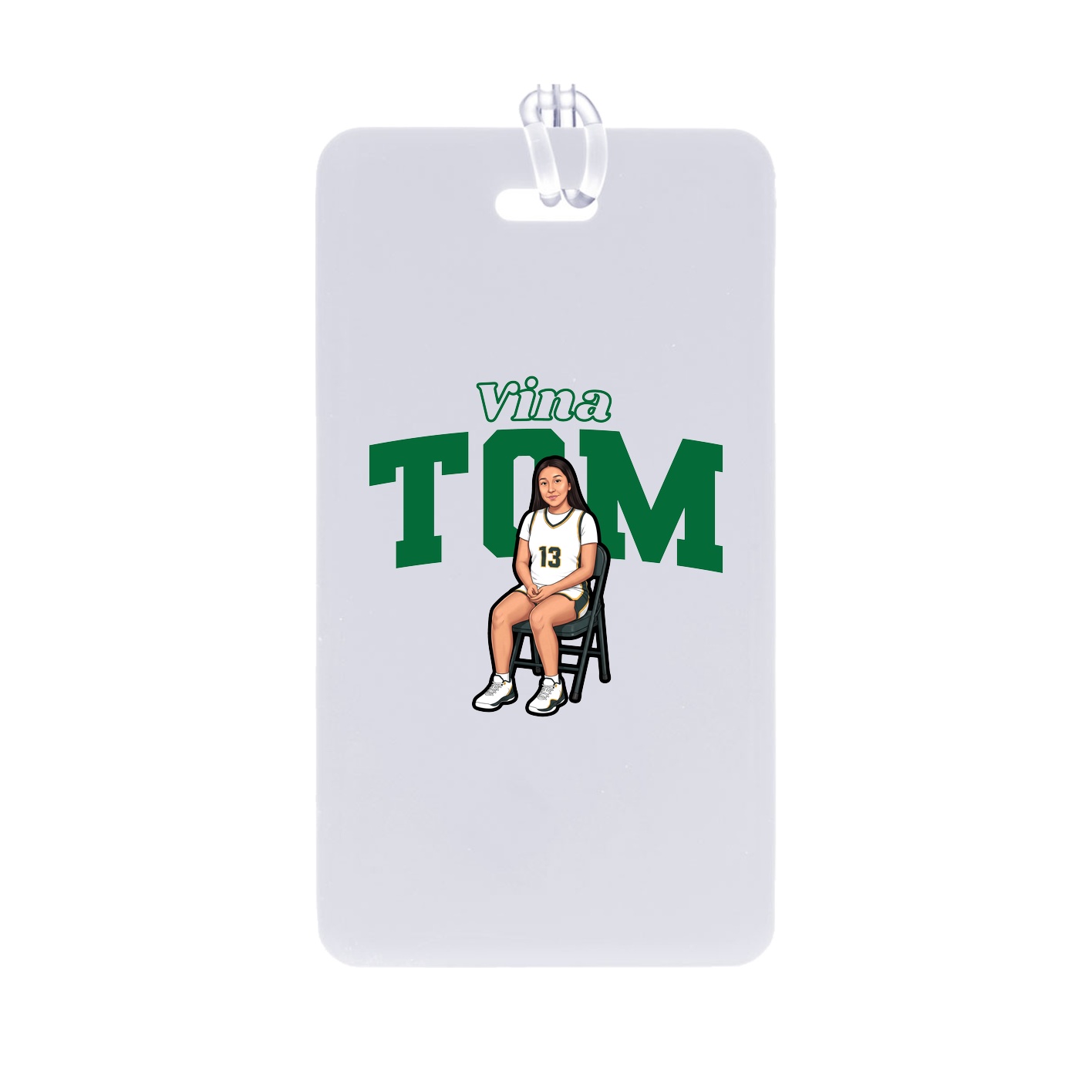 Bag Tag — Name Arch in Classic
