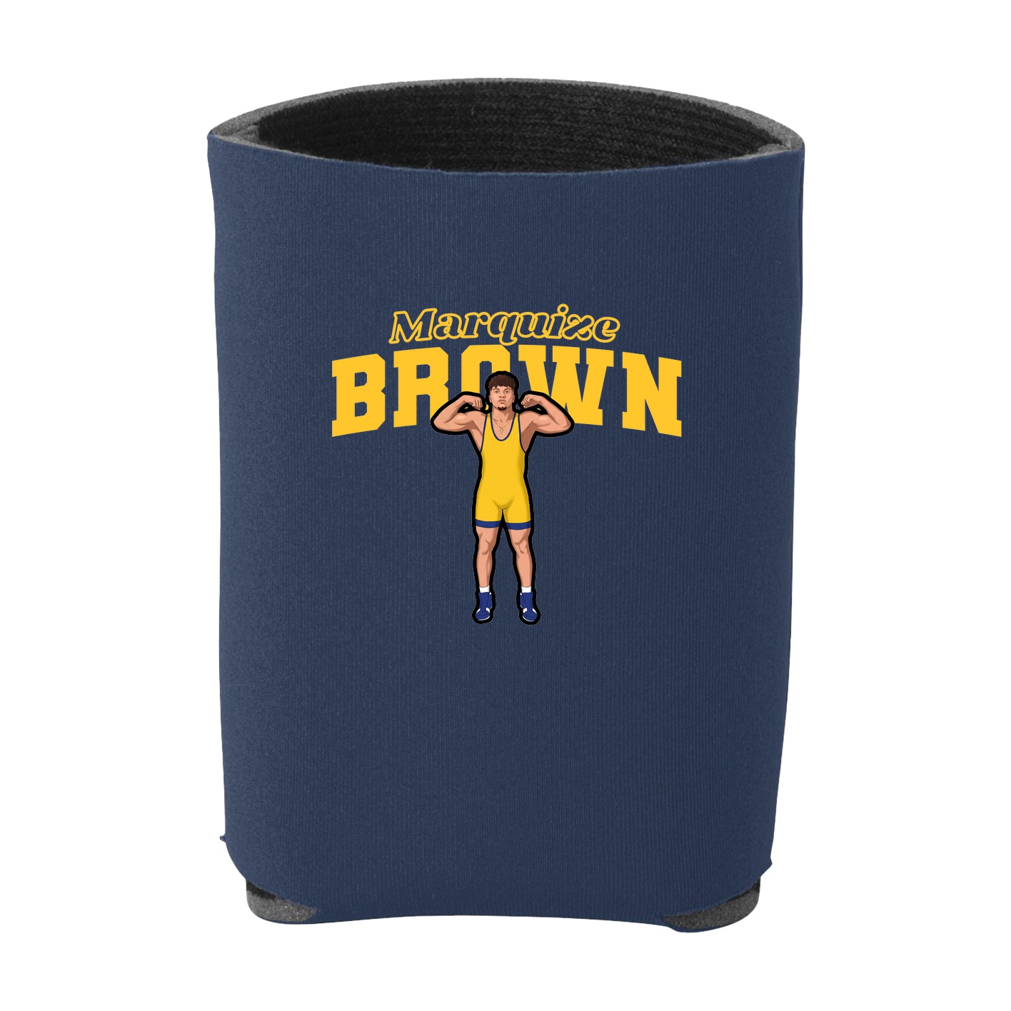 Can Holder — Name Arch in Navy