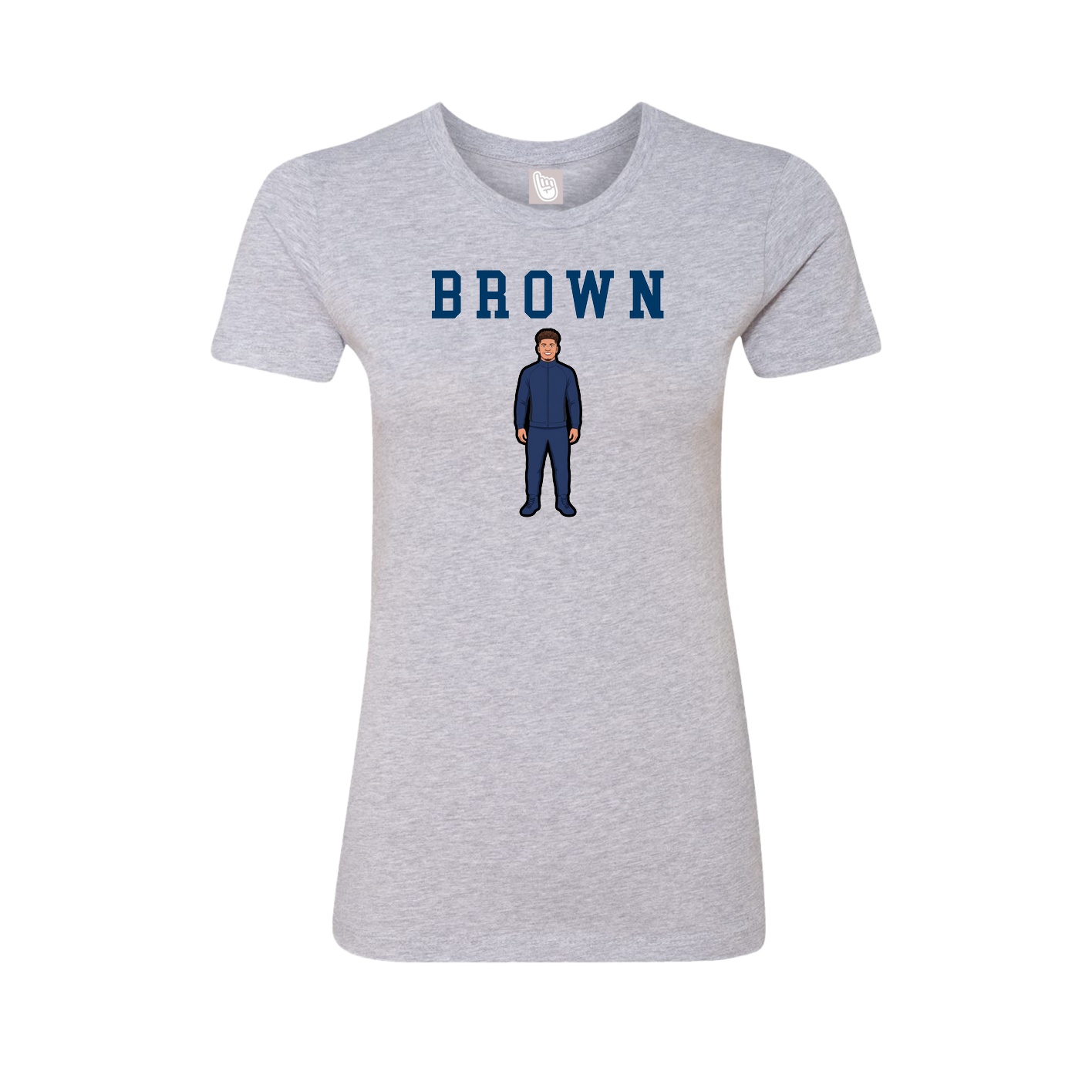 Fitted Women's Tee — Shirsey in Grey
