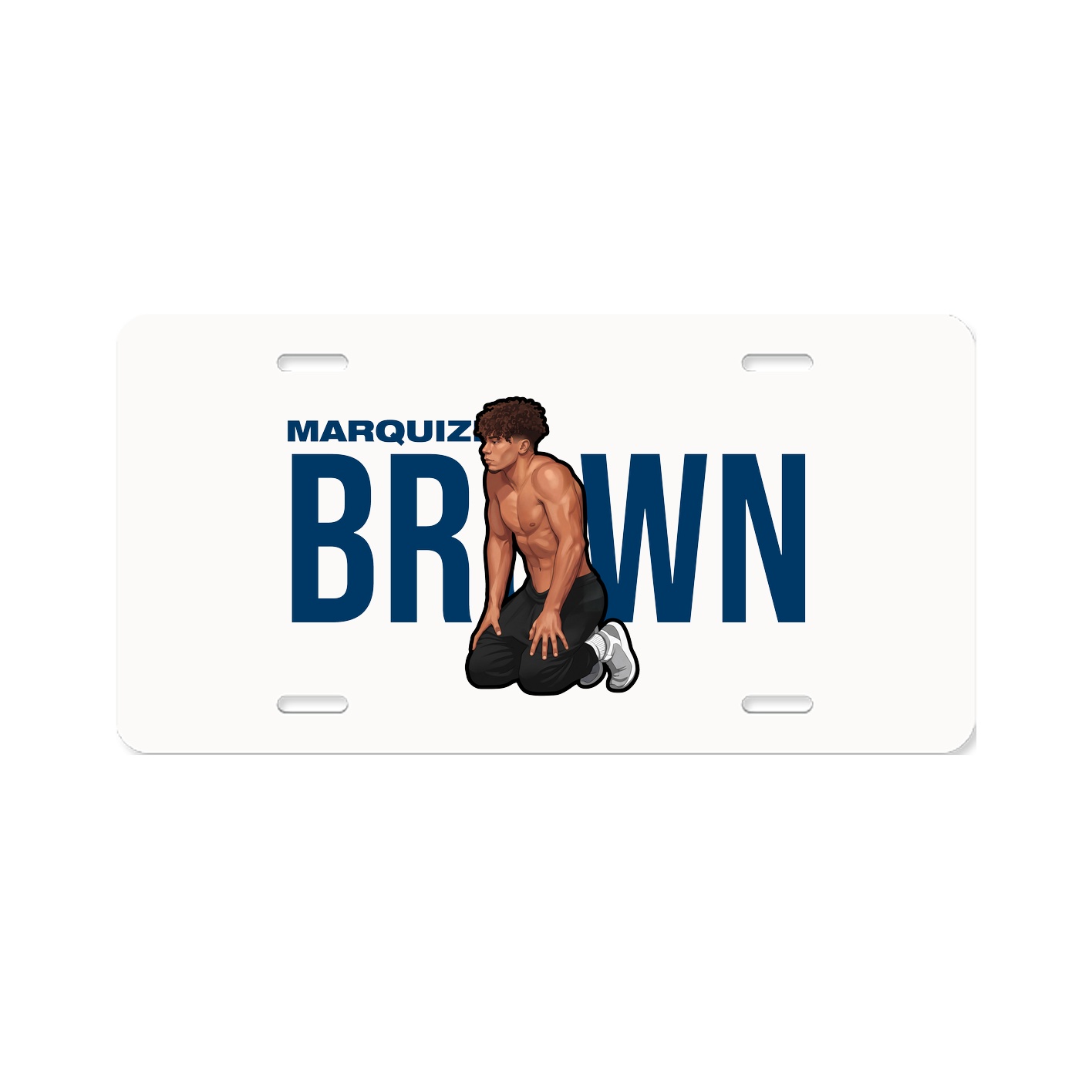 License Plate — Player Name in Classic