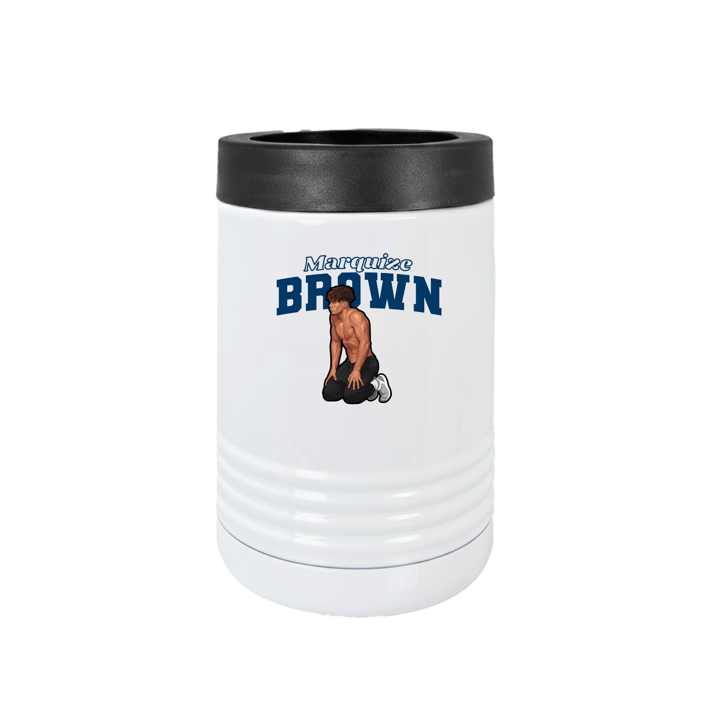 Beverage Holder — Name Arch in White