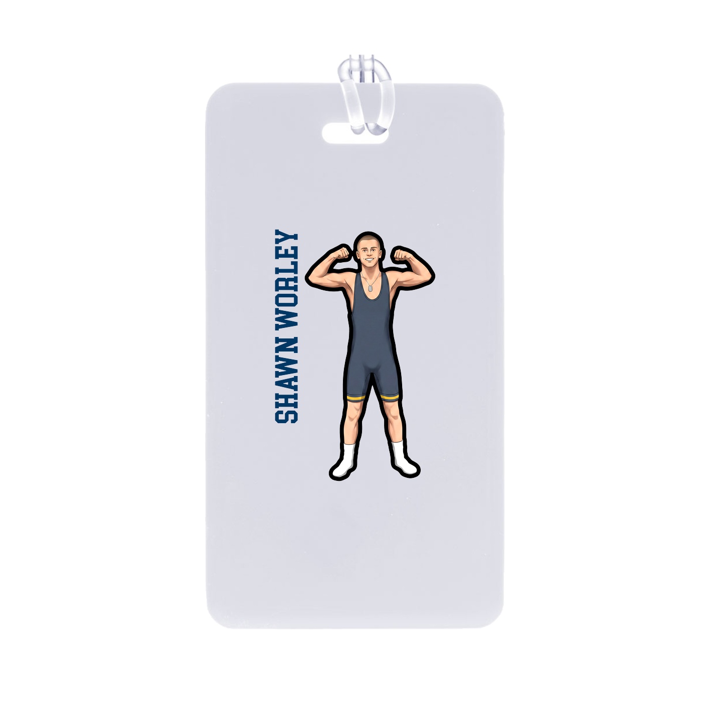 Bag Tag — Name Vertical in Classic