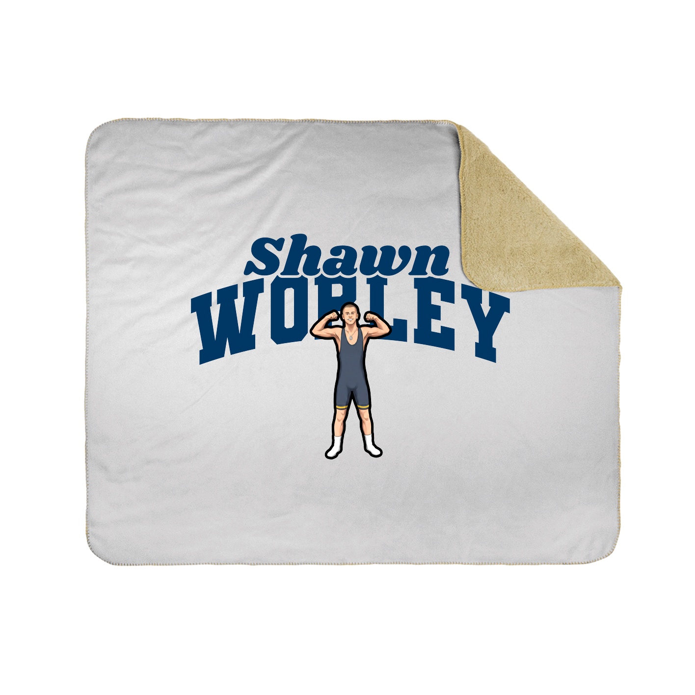 Throw Blanket — Signature Arch in White