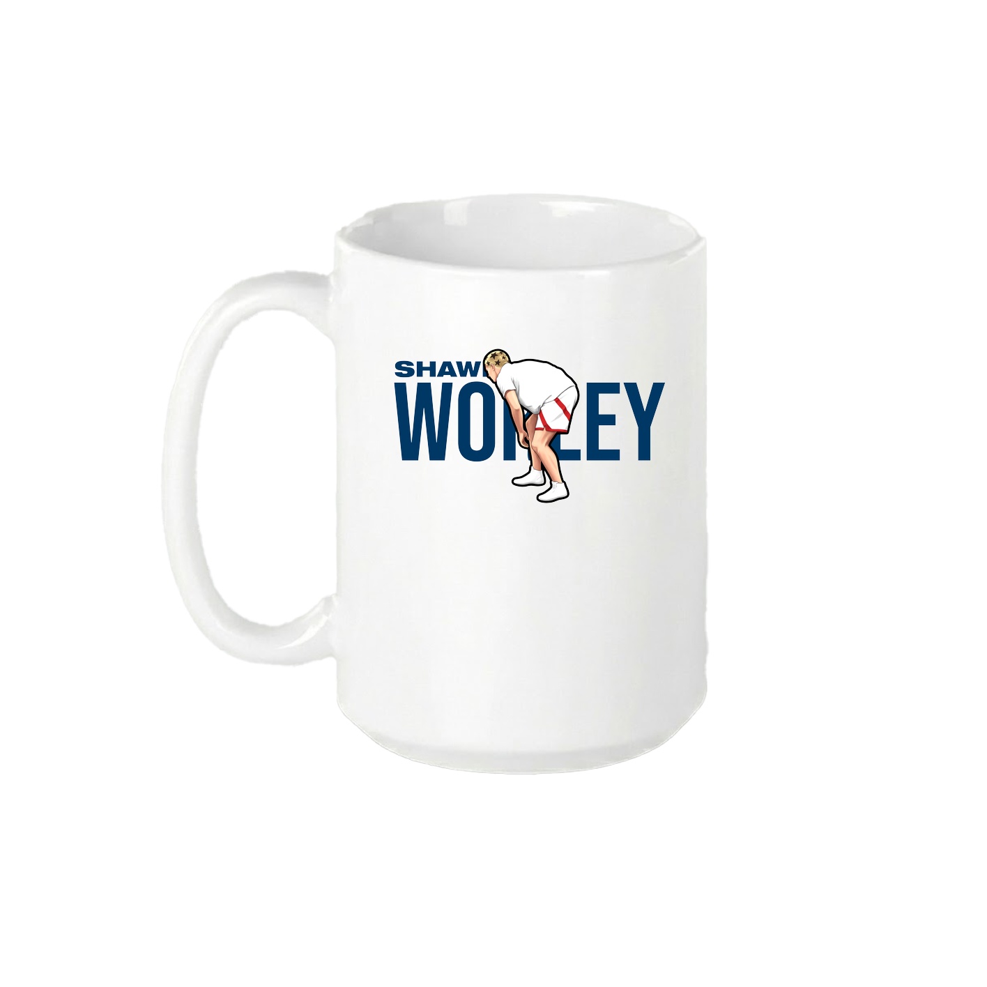 15oz Coffee Mug — Player Name in White