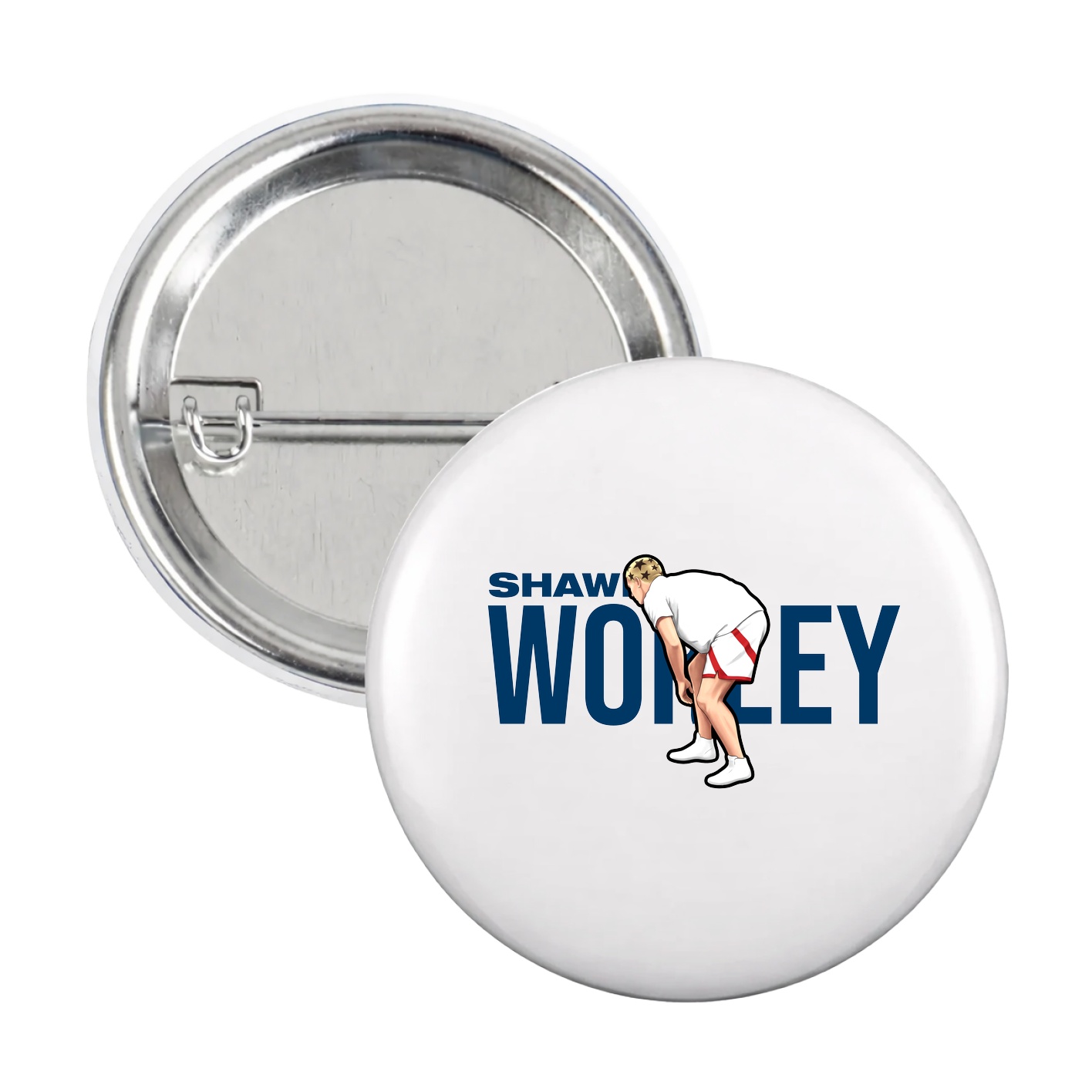 Game Day Button — Player Name in White