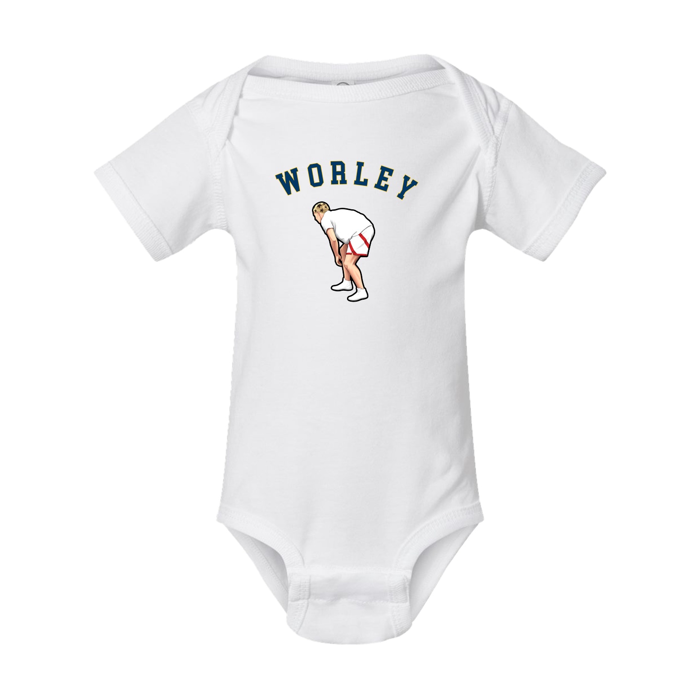 Baby Onesie — Shirsey Arch in White