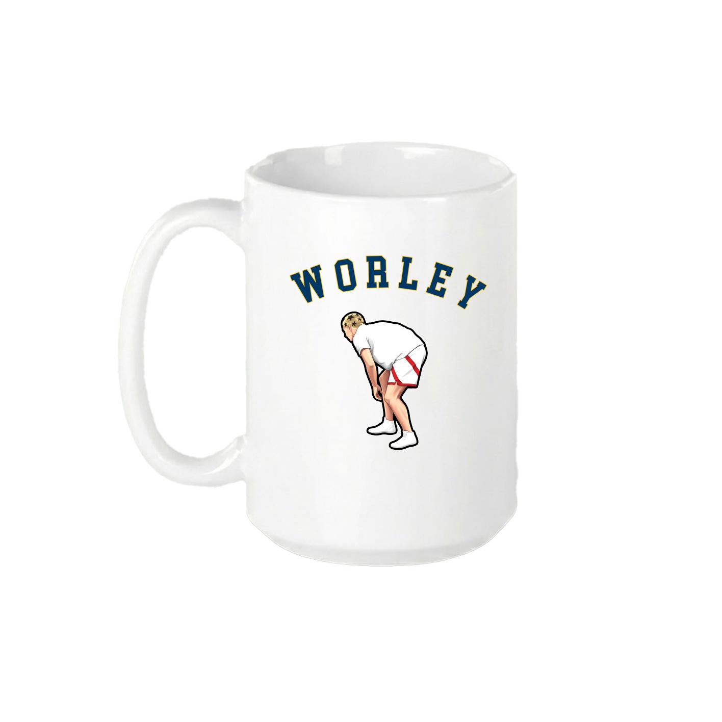 15oz Coffee Mug — Shirsey Arch in White