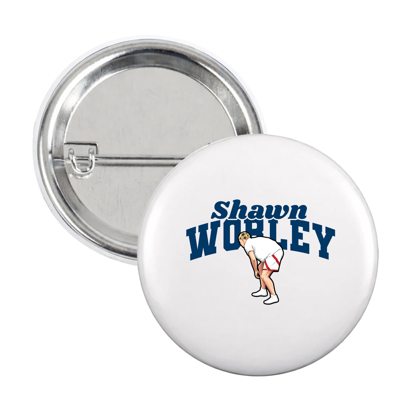 Game Day Button — Signature Arch in White