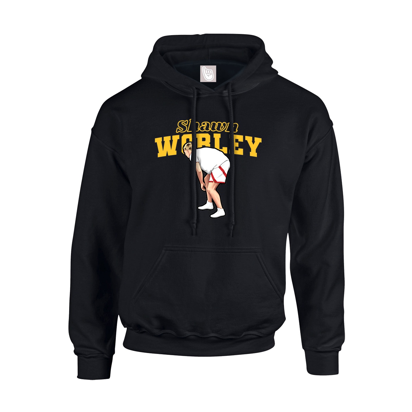 Hoodie — Name Arch in Black