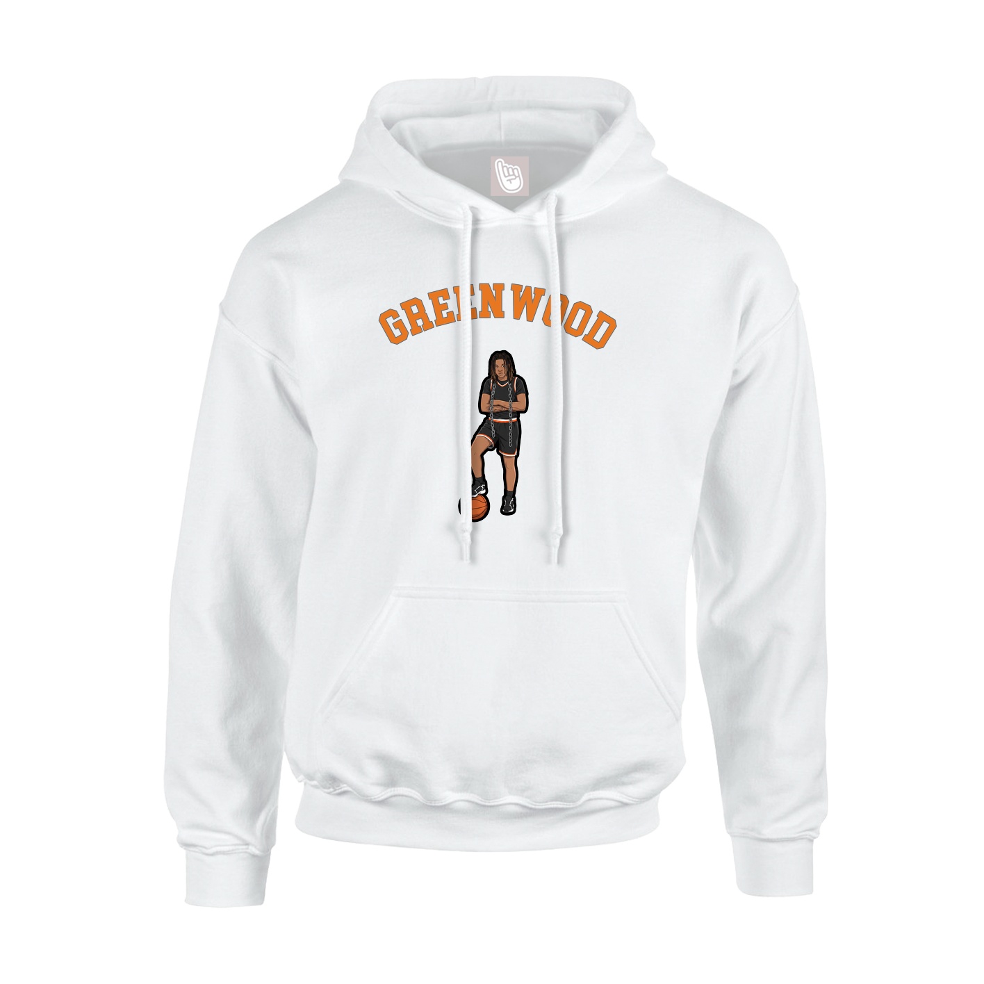 Youth Hoodie — Shirsey Arch in White