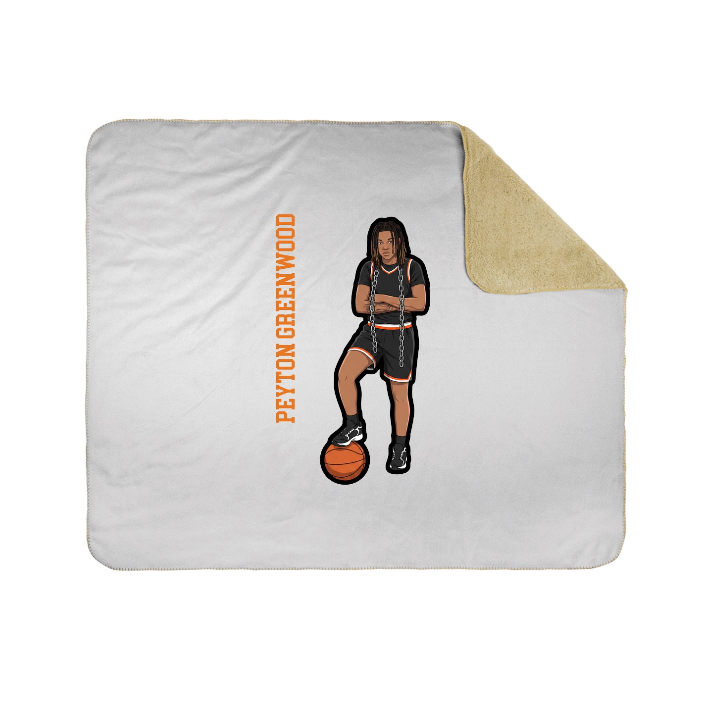 50x60 Sherpa Lined Throw Blanket