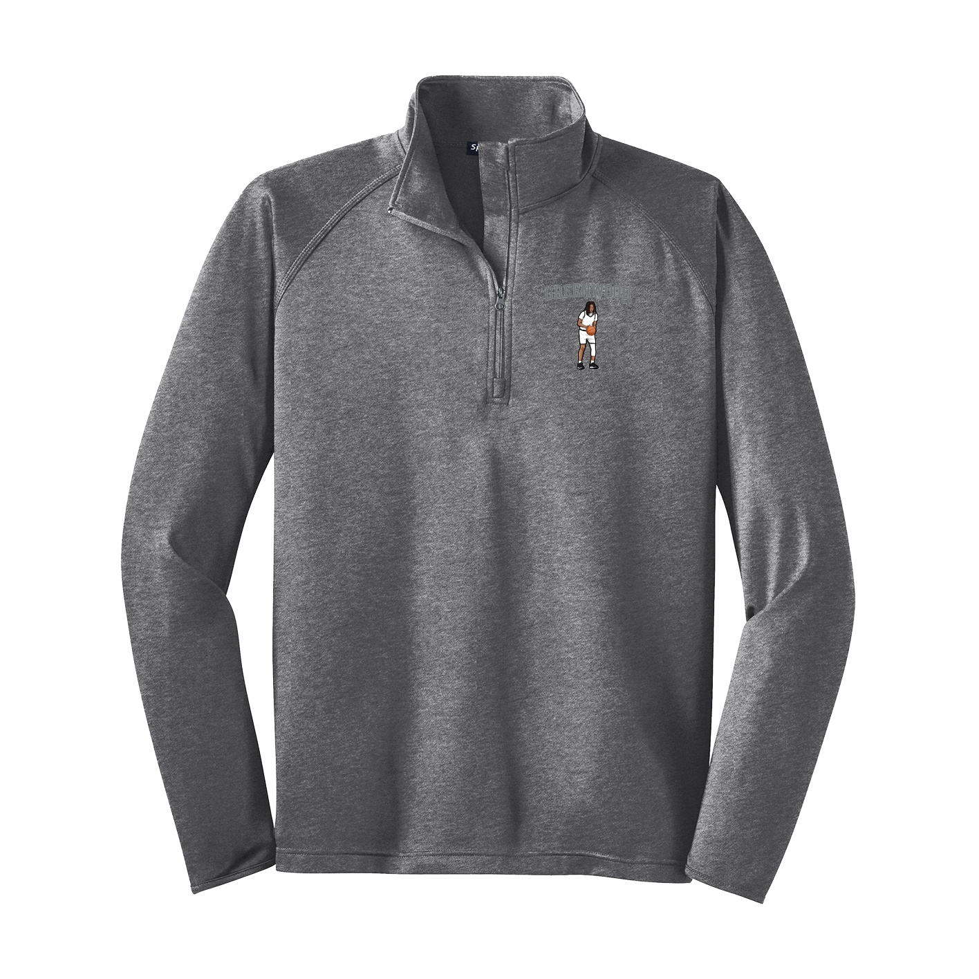 Q-Zip Pullover — Shirsey in Grey