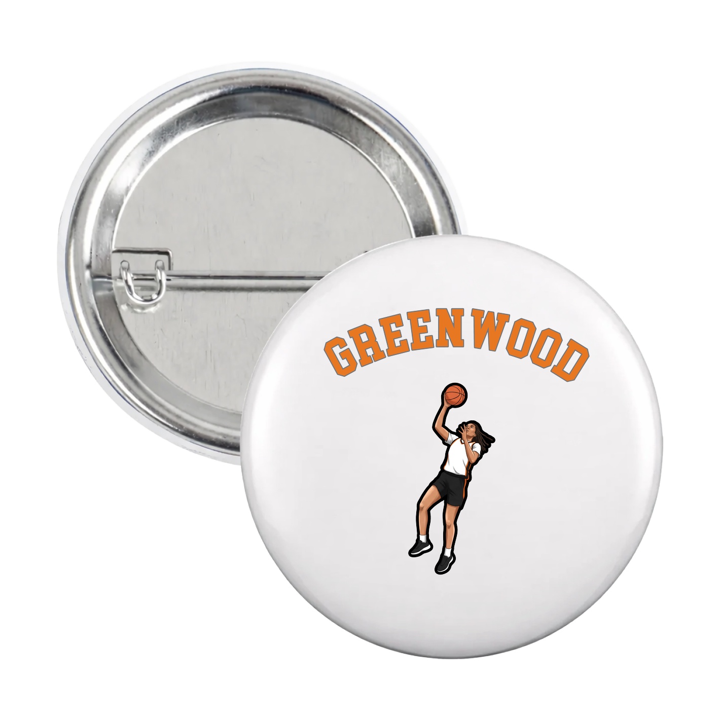 Game Day Button — Shirsey Arch in White