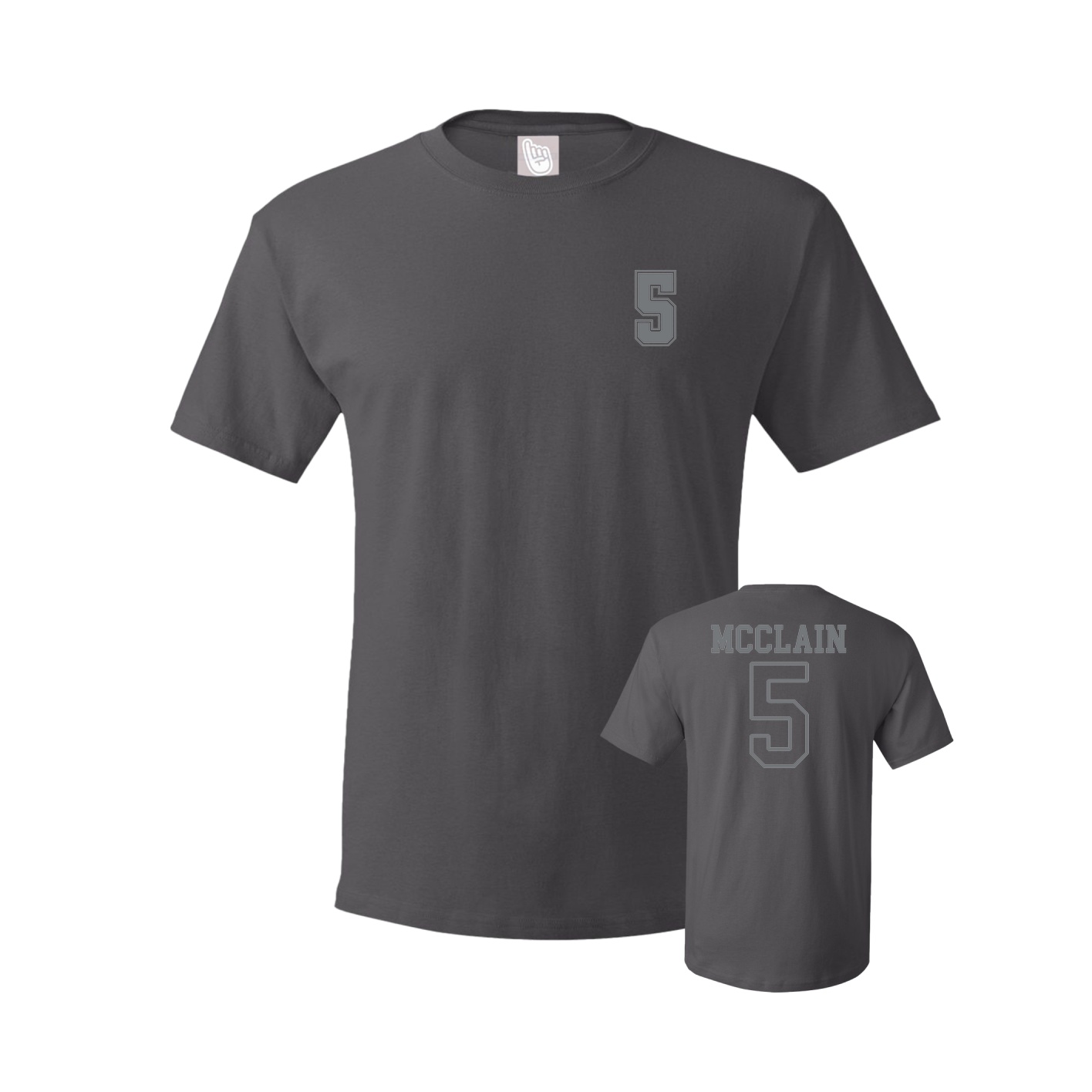 Tee — Chest Back in Grey