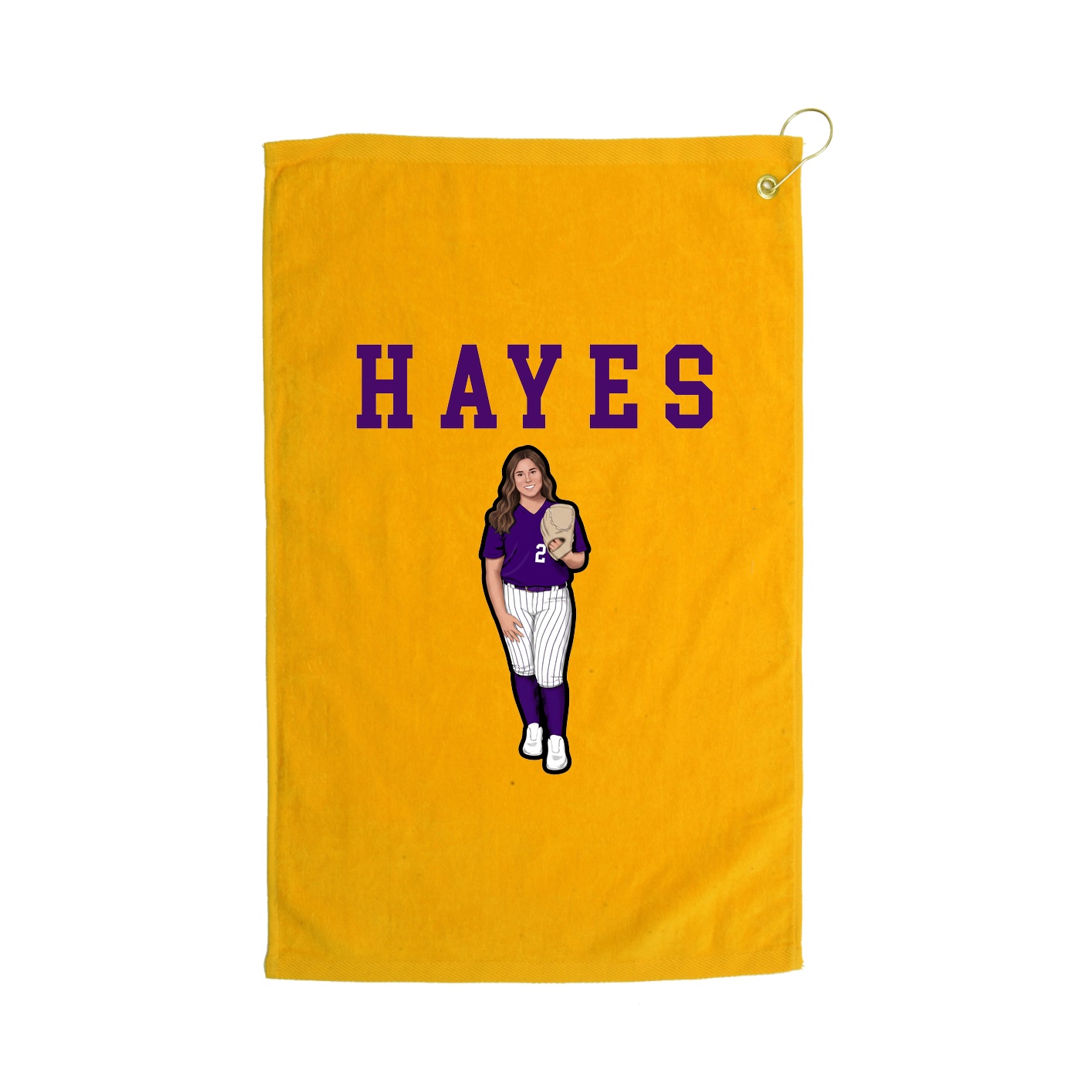 Golf Towel — Shirsey in Gold