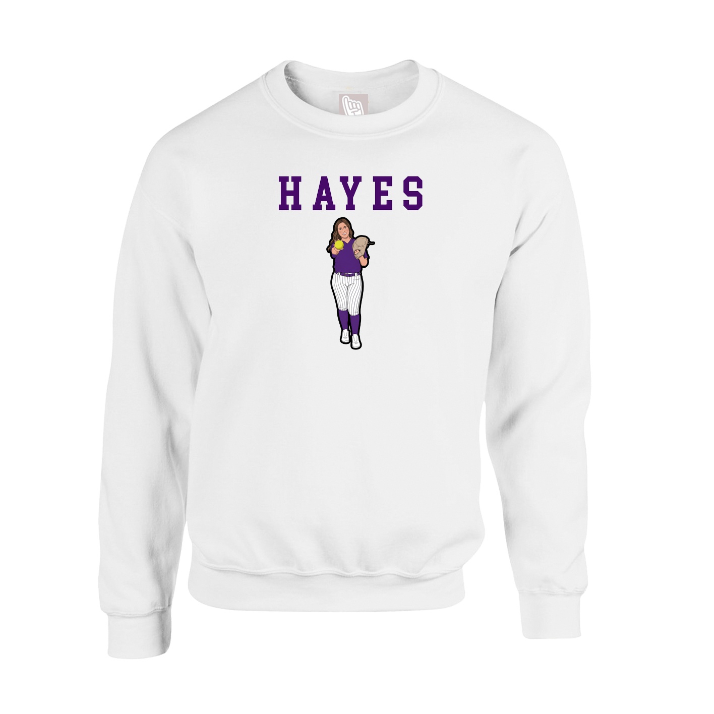 Fleece Crew — Shirsey in White