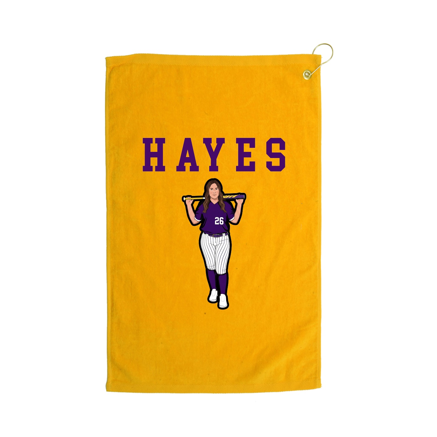 Golf Towel — Shirsey in Gold