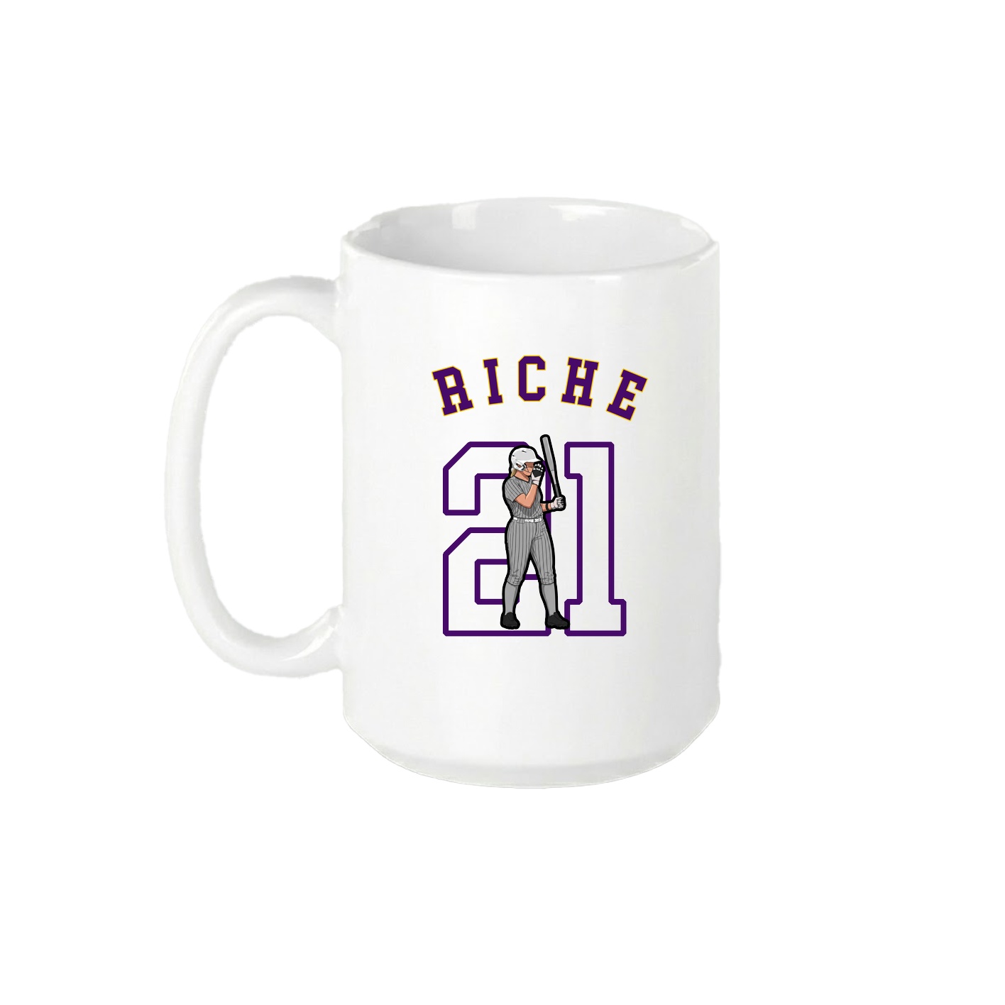 15oz Coffee Mug — Shirsey Arch in White