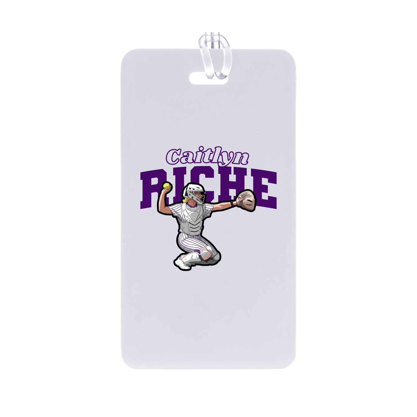 Bag Tag — Name Arch in Classic