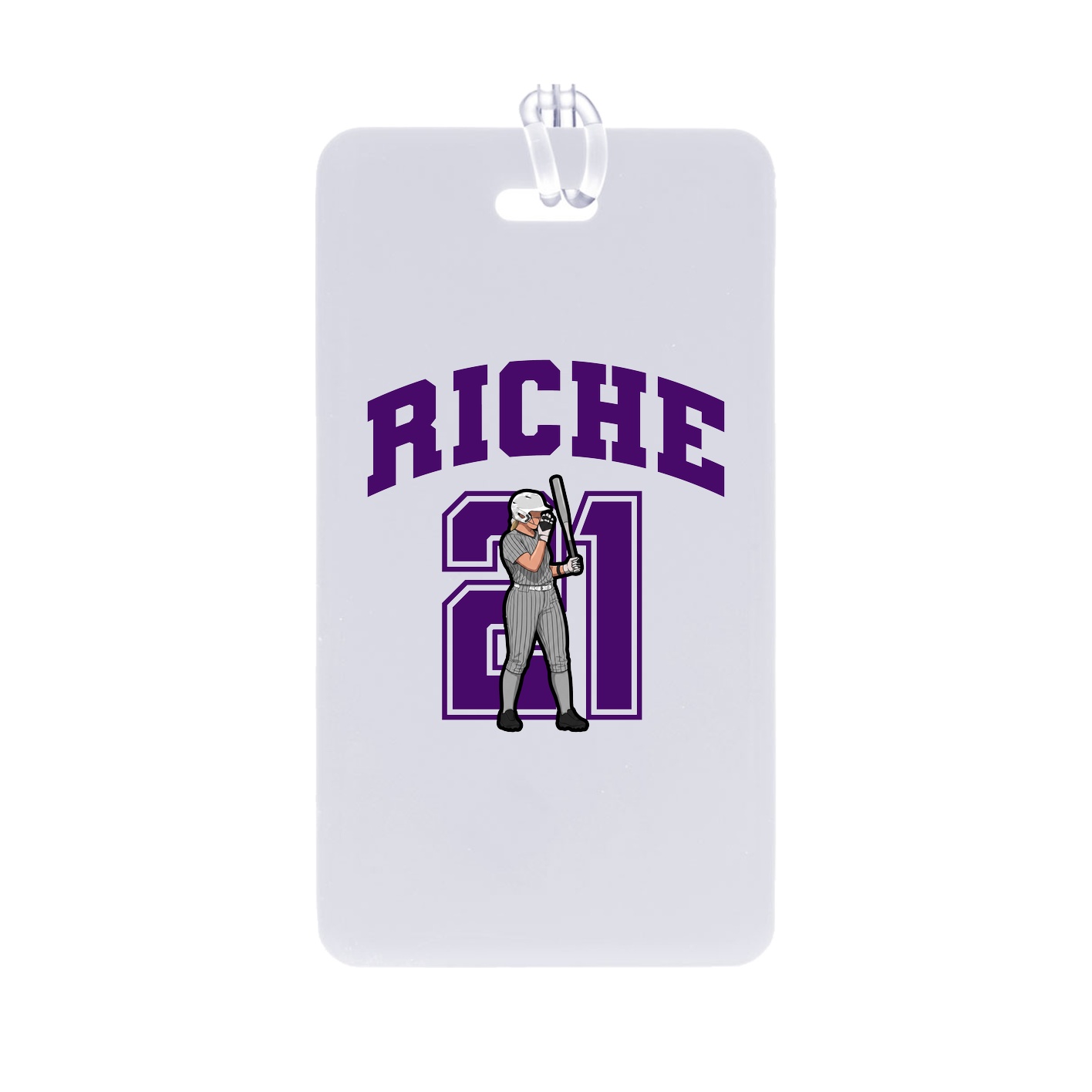 Bag Tag — Number in Classic