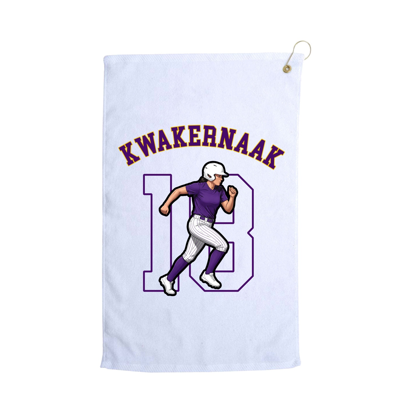 Golf Towel — Shirsey Arch in White