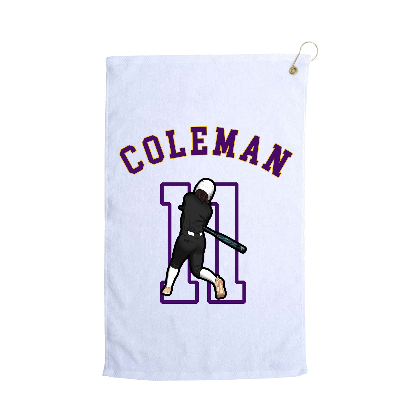 Golf Towel — Shirsey Arch in White