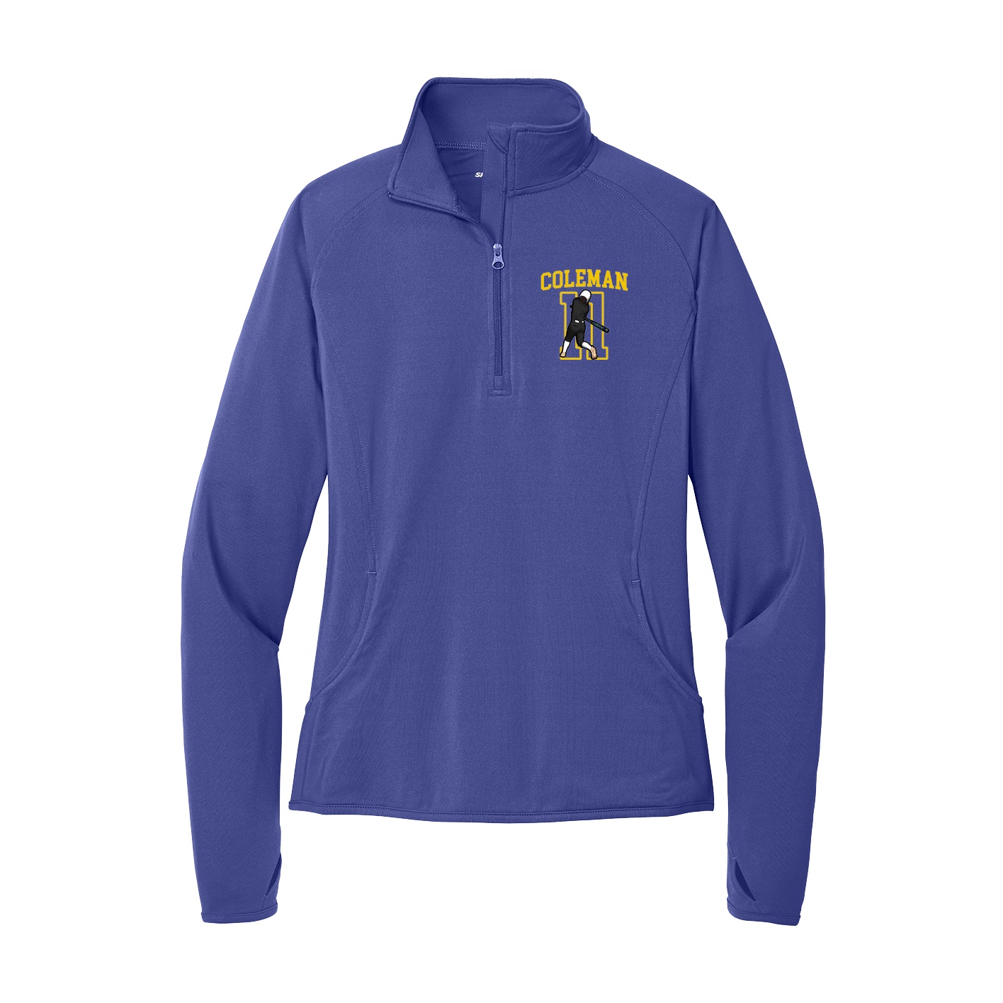 Women's Q-Zip Pullover — Shirsey in Purple