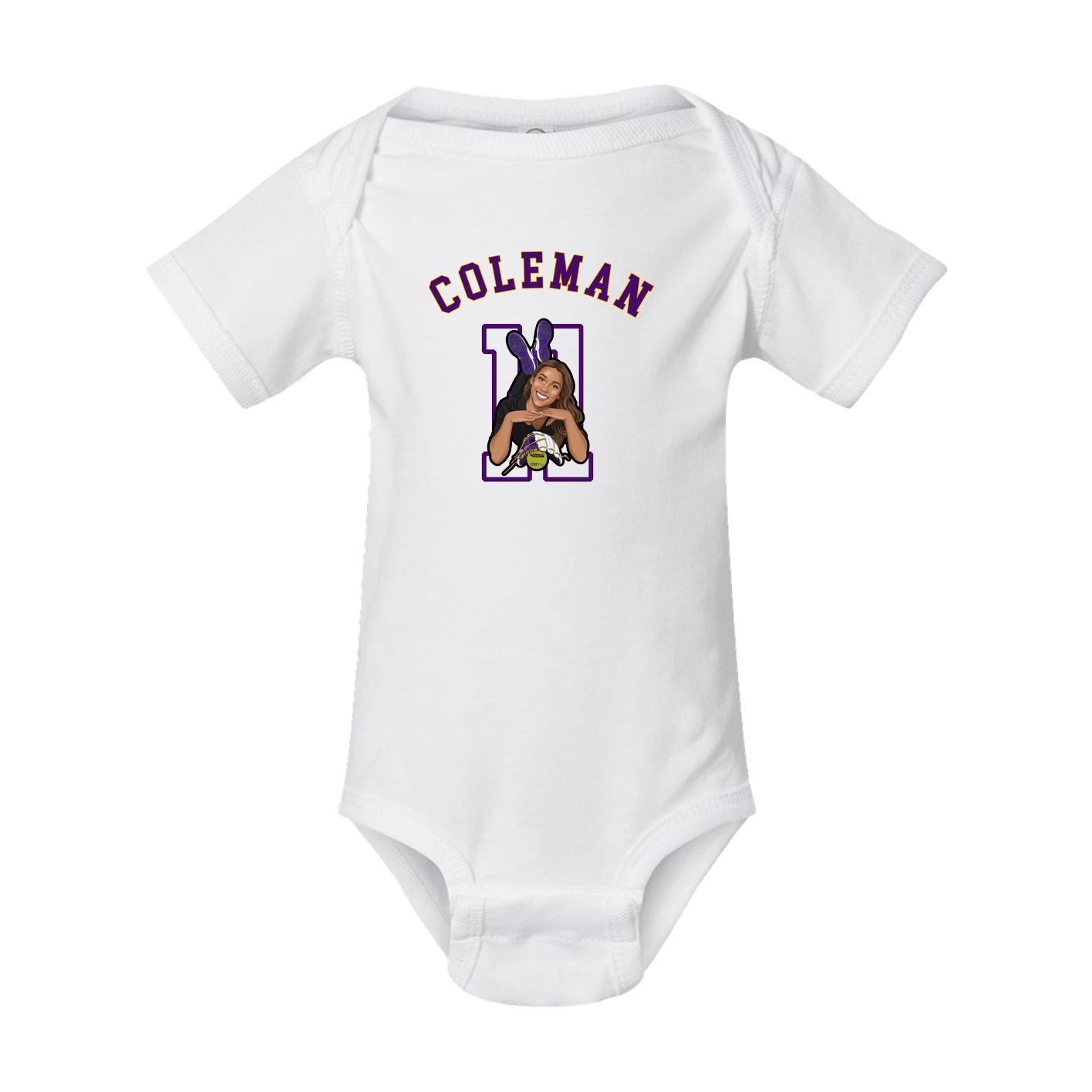 Baby Onesie — Shirsey Arch in White