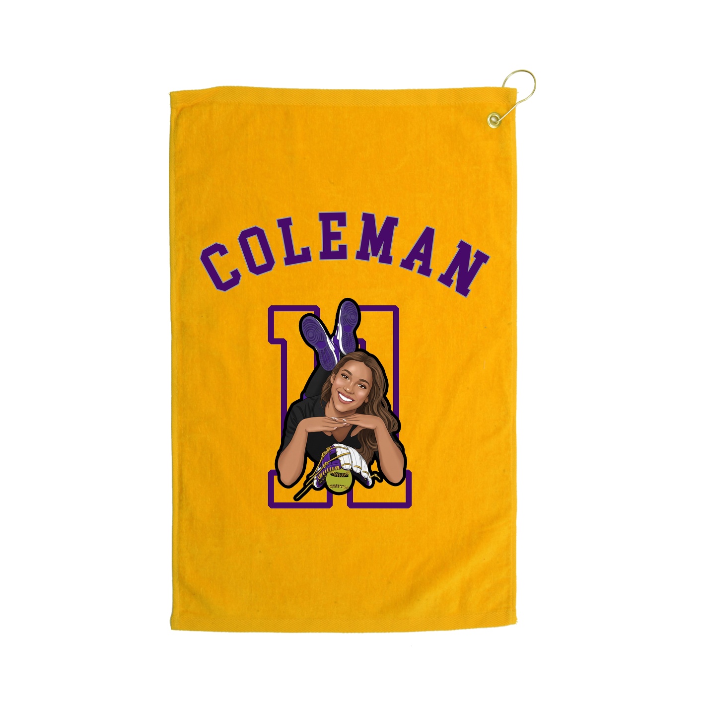 Golf Towel — Shirsey Arch in Gold