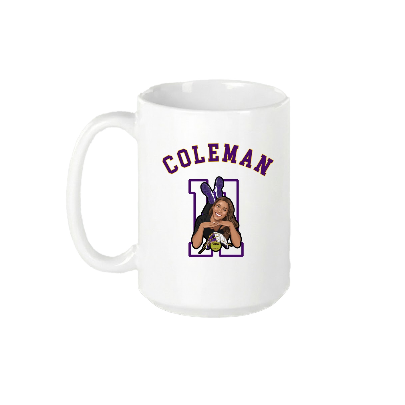 15oz Coffee Mug — Shirsey Arch in White