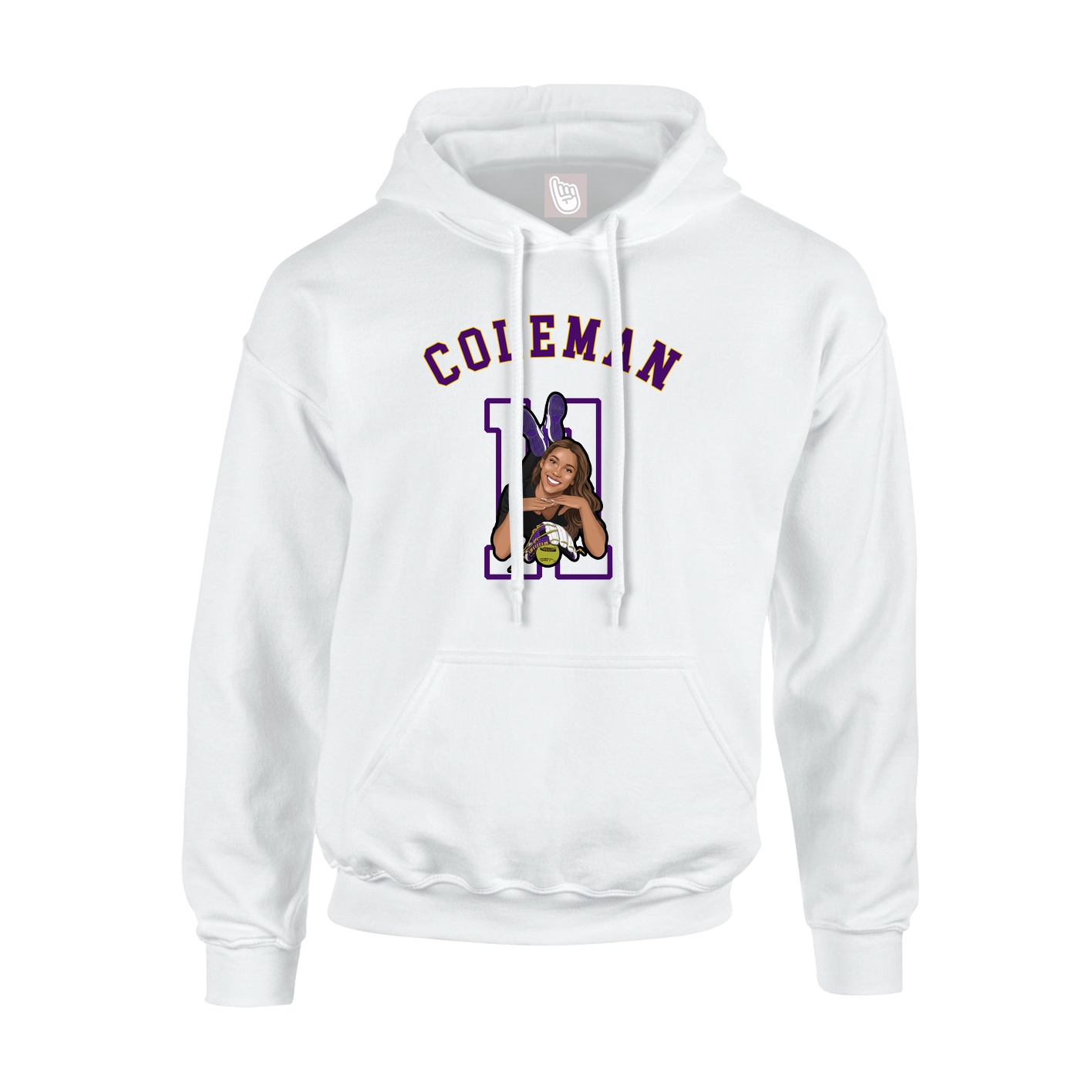 Hoodie — Shirsey Arch in White
