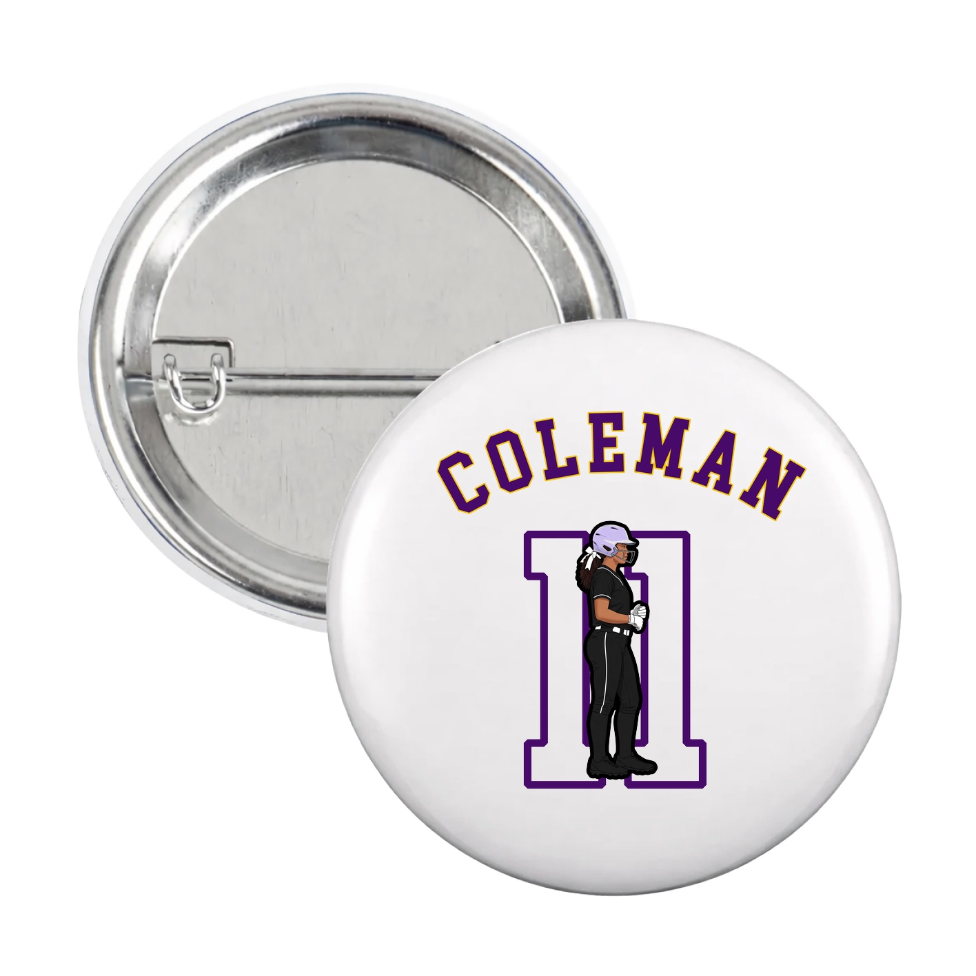 Game Day Button — Shirsey Arch in White