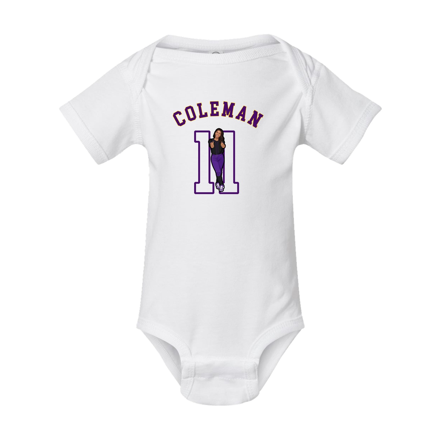 Baby Onesie — Shirsey Arch in White
