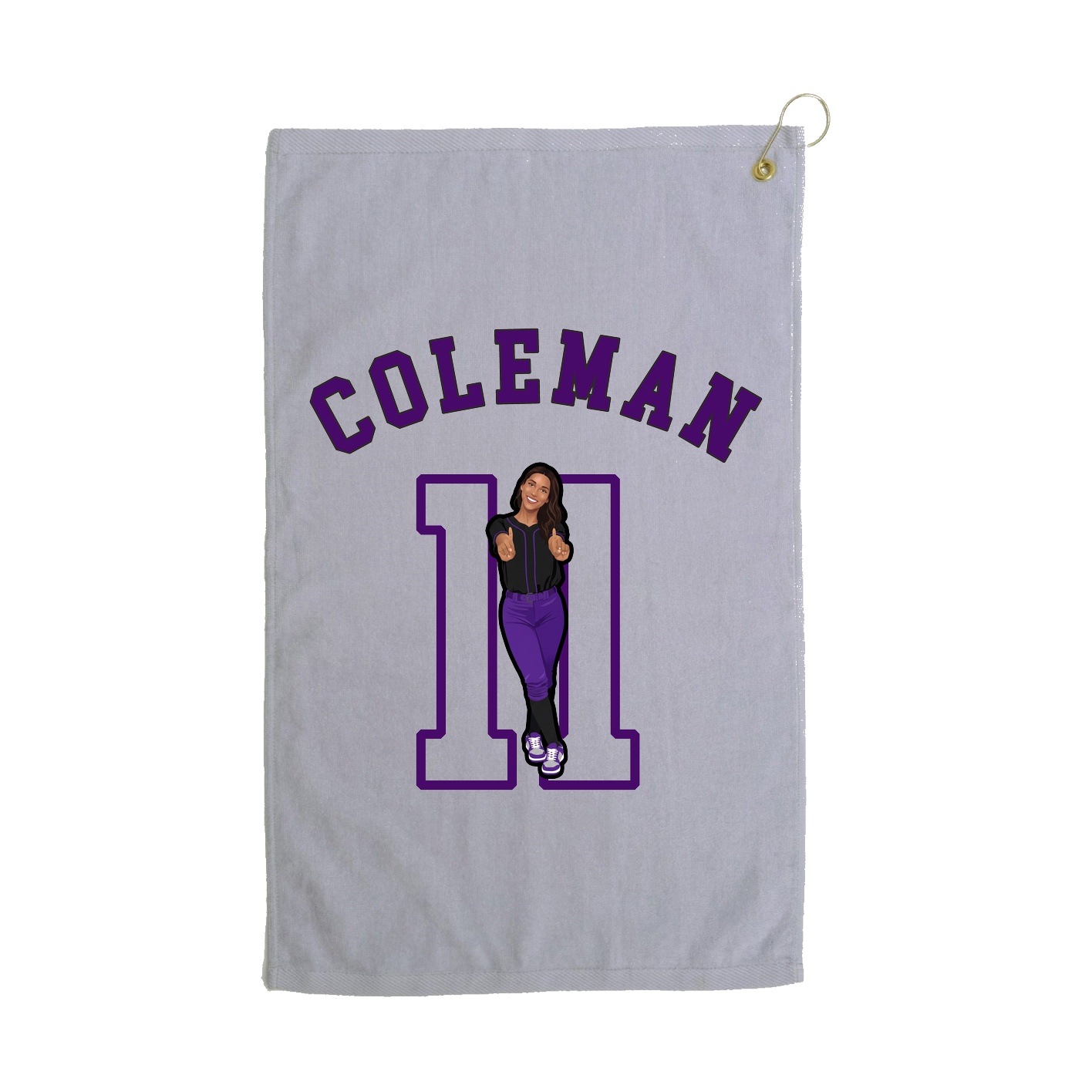 Golf Towel — Shirsey Arch in Grey