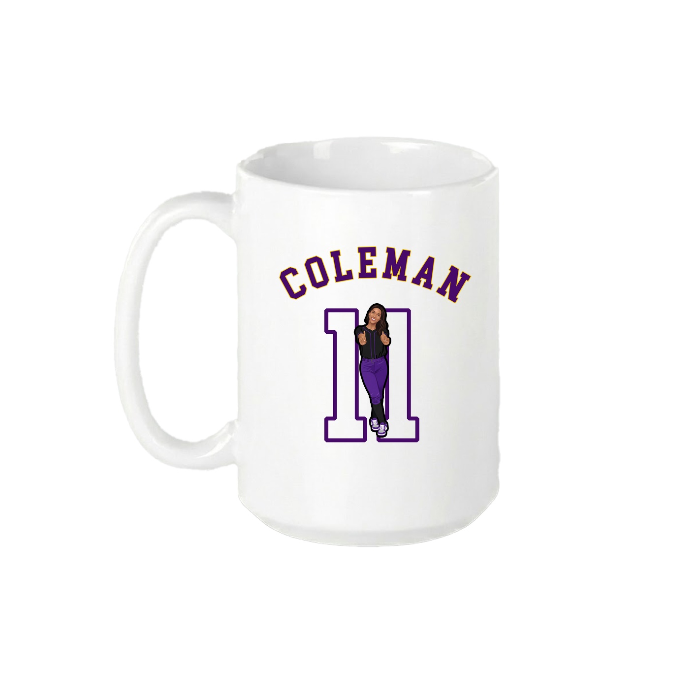 15oz Coffee Mug — Shirsey Arch in White