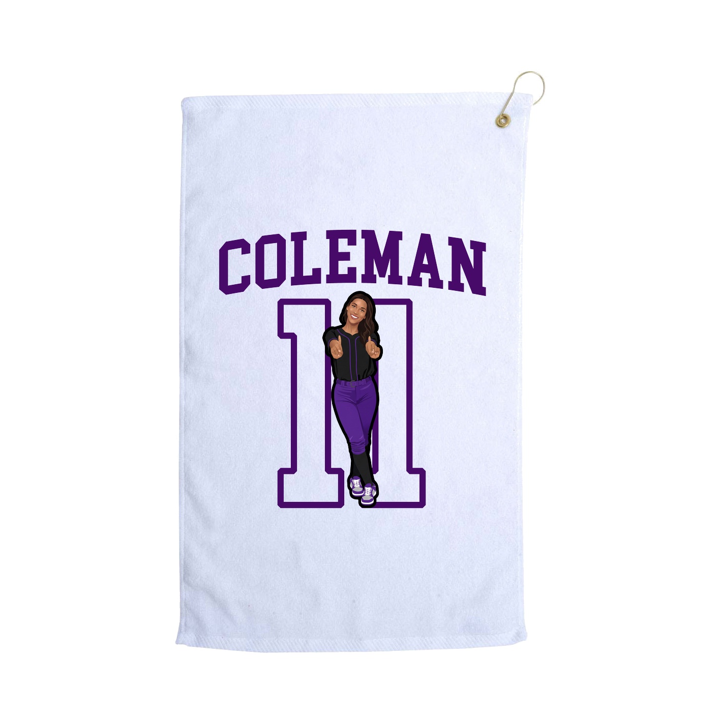 Golf Towel — Shirsey in White