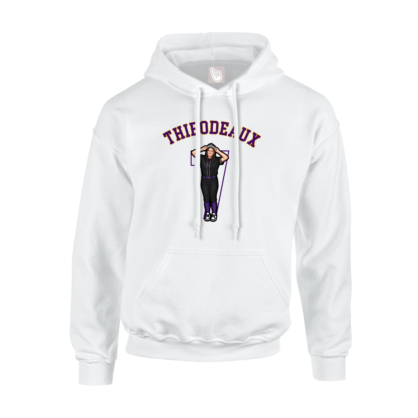Hoodie — Shirsey Arch in White