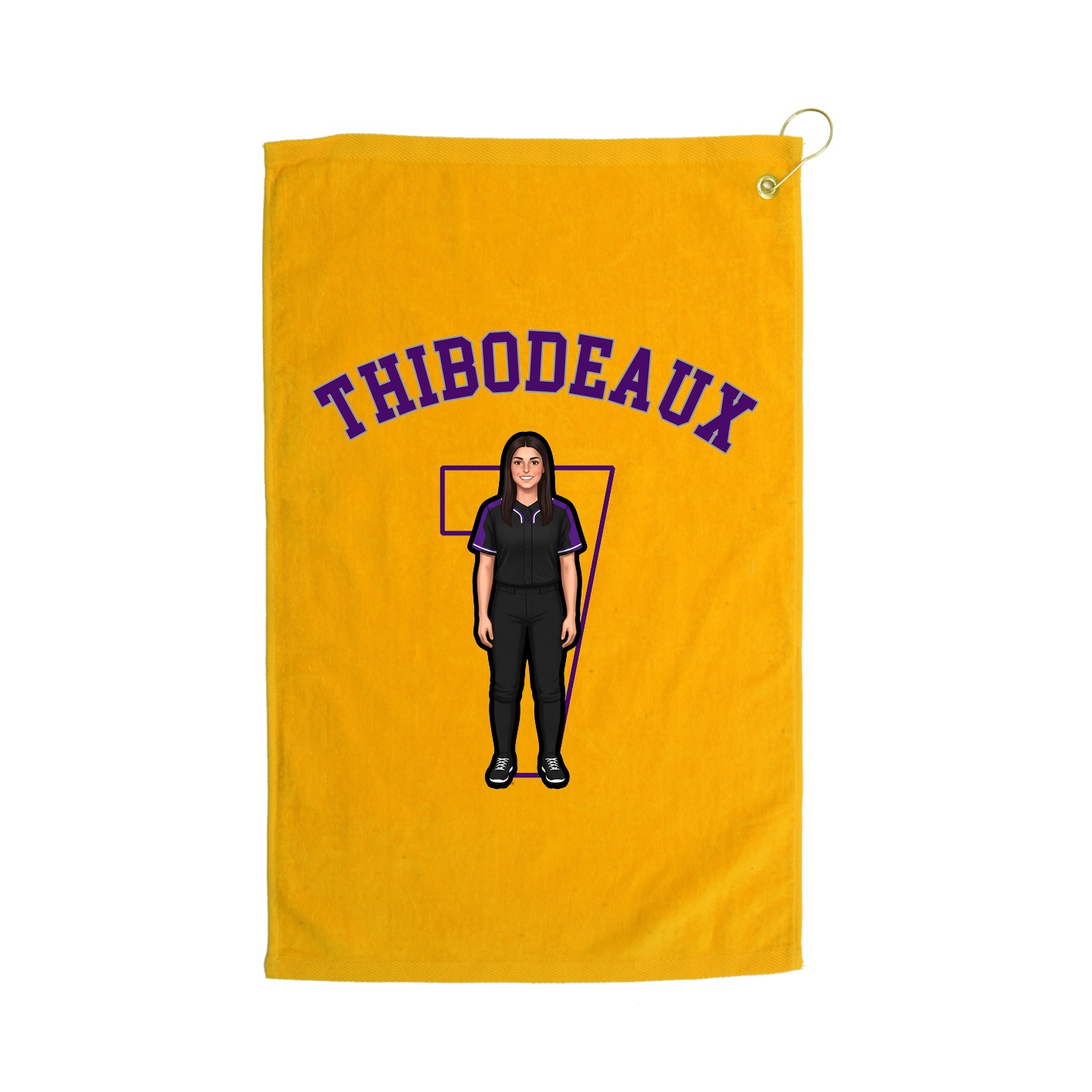 Golf Towel — Shirsey Arch in Gold