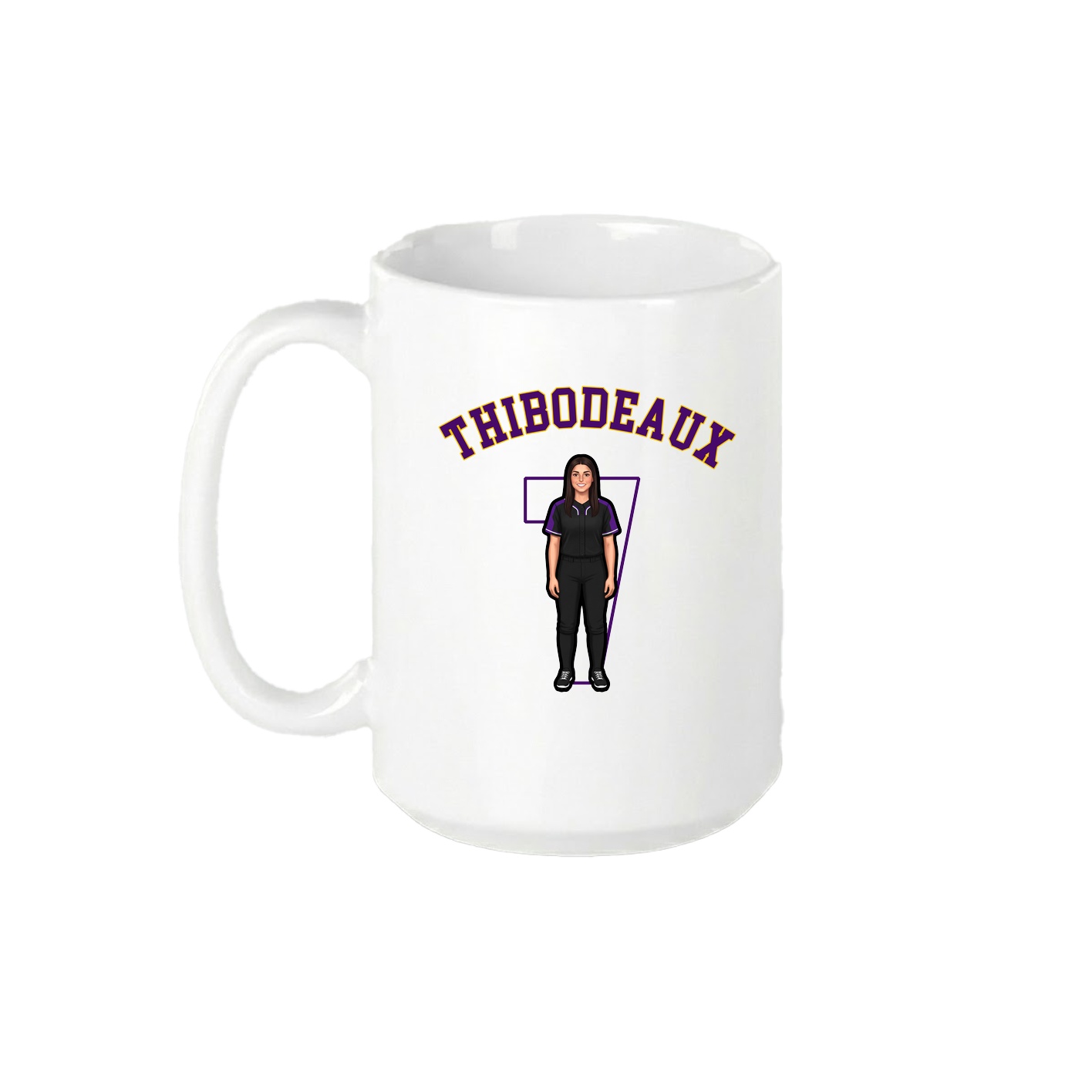 15oz Coffee Mug — Shirsey Arch in White