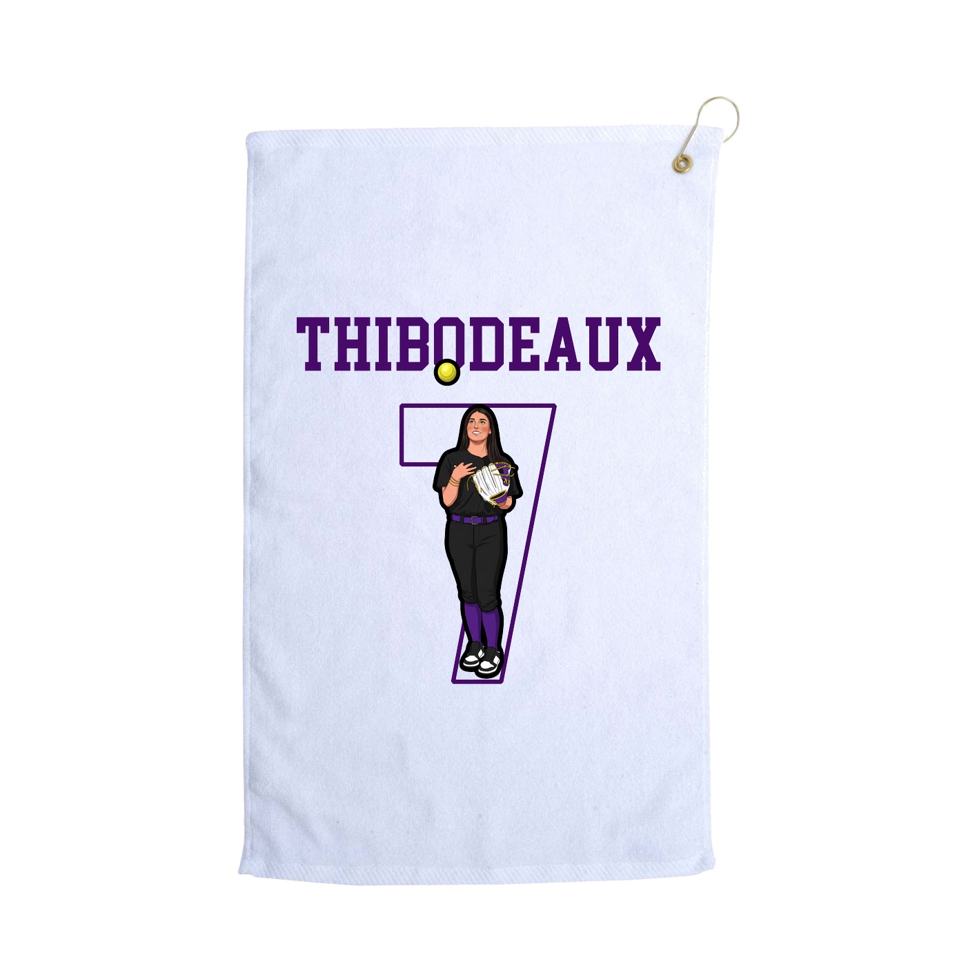 Golf Towel — Shirsey in White