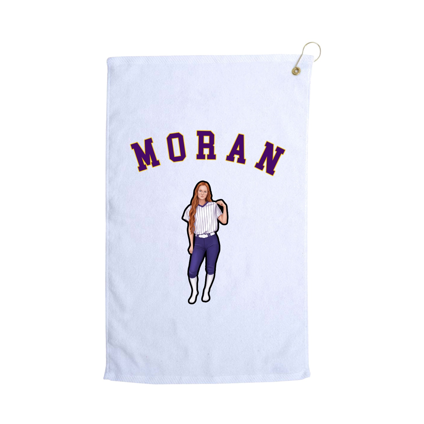 Golf Towel — Shirsey Arch in White